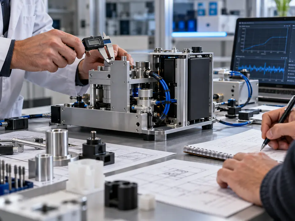 Misurazioni e test durante lo sviluppo industriale di HYGEN KLINX
