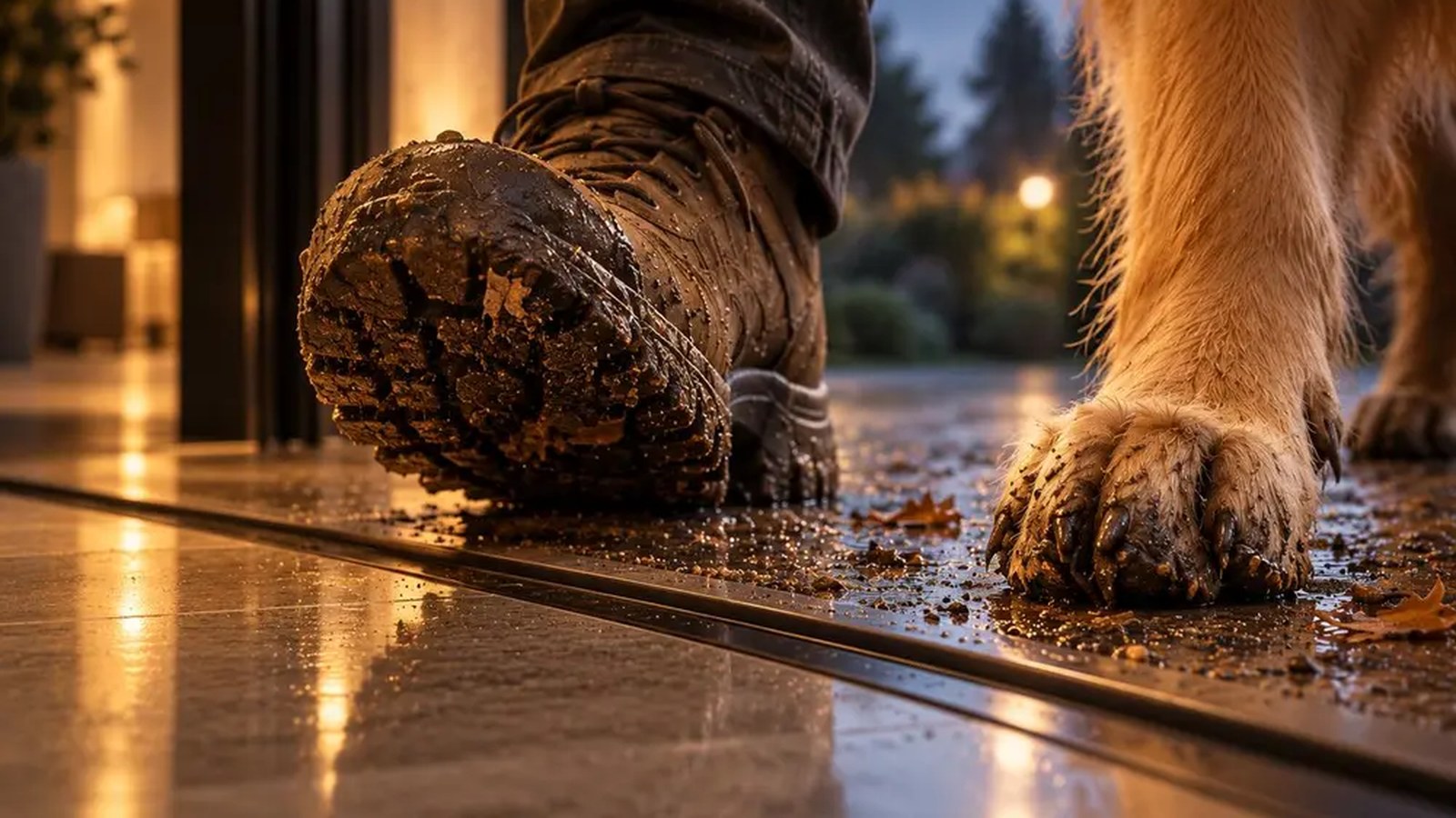 Immagine illustrativa: Come pulire le suole delle scarpe all’ingresso: metodi e limiti
